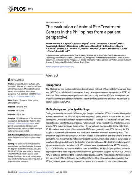 bitten animal bite center reviews|(PDF) The evaluation of Animal Bite Treatment .